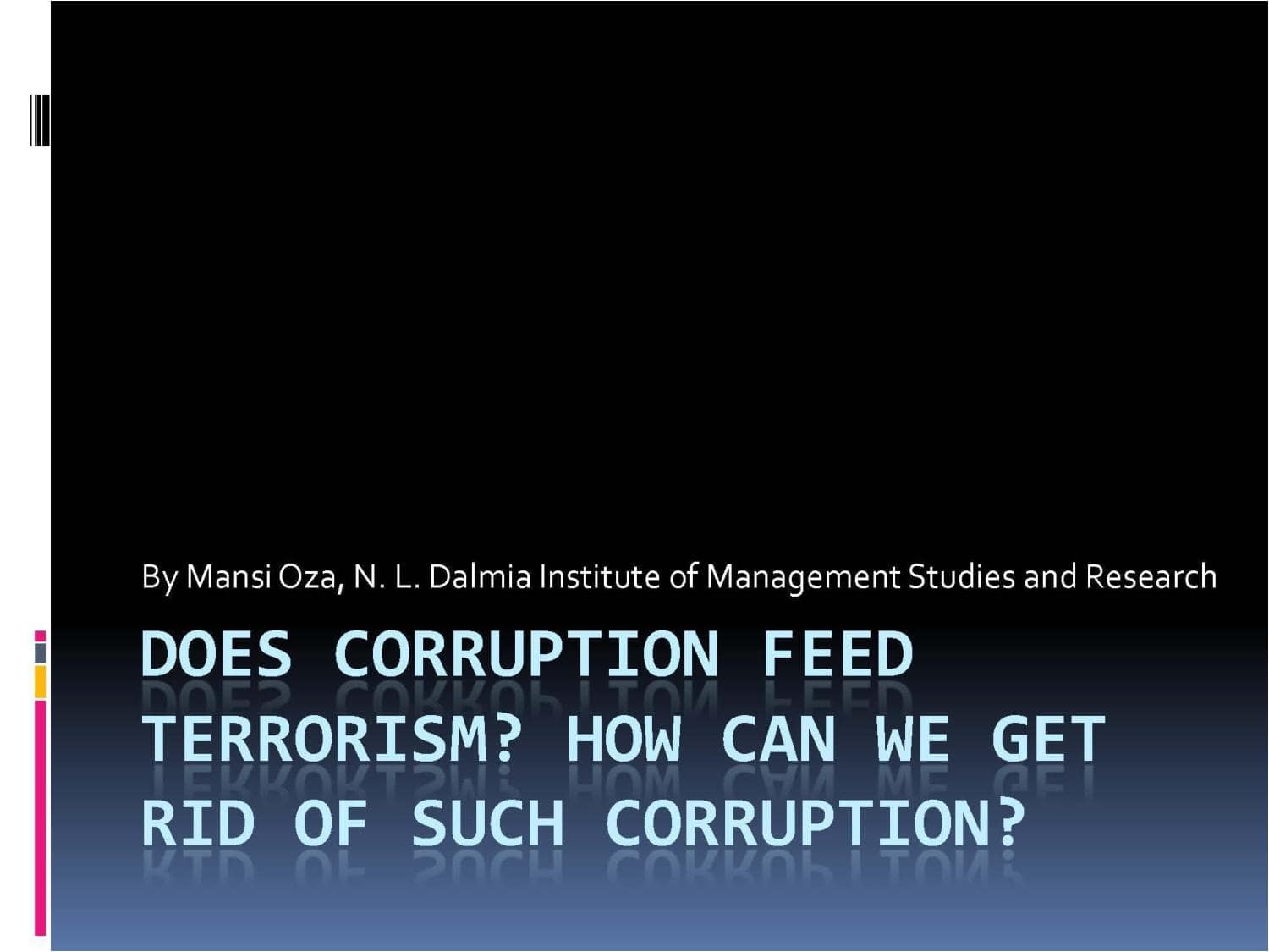Corruption-Terrorism